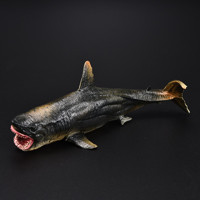 新款仿真海洋动物模型玩具 巨齿鲨大白鲨 史前巨齿鲨模型摆件跨境