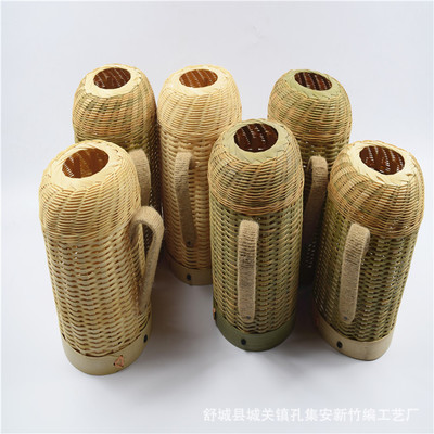 直销创意竹编水壶套 特色竹制竹编水壶套 精选优质水壶套批发