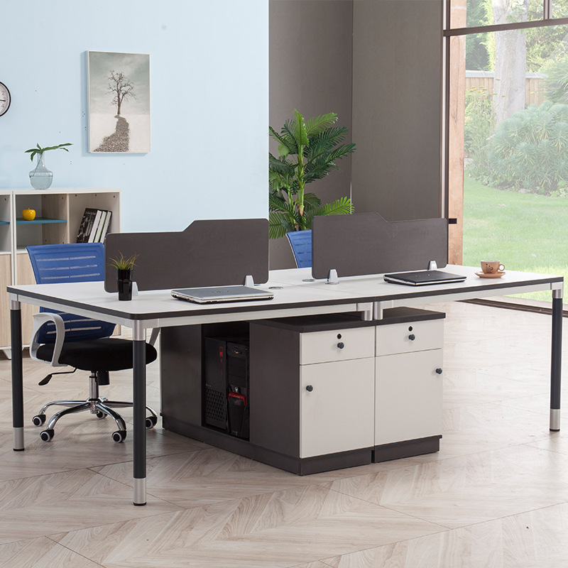 现代办公桌员工公司电脑桌家具公司办公桌椅办工桌简约组合屏风