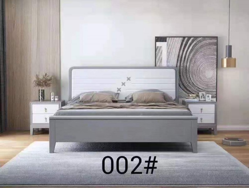 实木床现代轻奢风格1.8双人实木床1.5米单人箱体经济型主卧次卧床