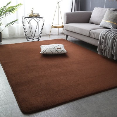 跨境现代简约珊瑚绒地毯批发客厅茶几毯卧室床边满铺长方形 地垫
