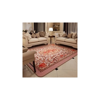 热销简约现代地毯客厅欧式茶几可机洗卧室长方形布艺沙发地毯