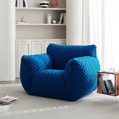 北欧网红意式单人沙发椅蓝胖子客厅极简设计师创意个性懒人沙发