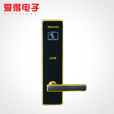 定制款oem酒店门锁IC卡锁锁芯智能电子锁门锁全自动感应锁刷卡锁