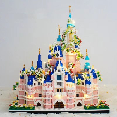 梦幻城堡中国积木女孩子公主高难度儿童益智力拼装玩具生日礼物