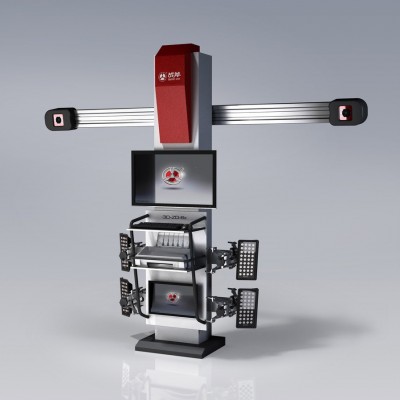 战斧四轮定位仪车升降机3D-2D设备汽保工具四轮定位仪