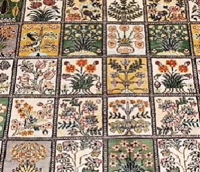 四季花园真丝地毯设计独具匠心，轻松搭配各式家居风格